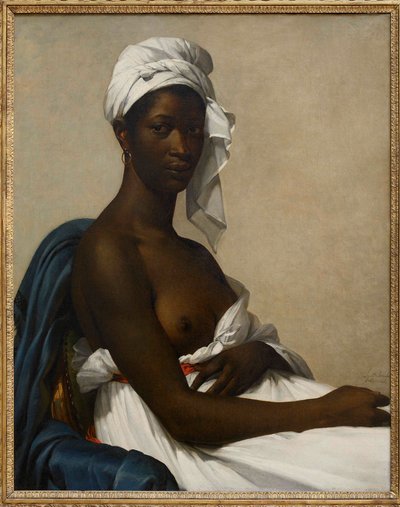 Retrato de uma mulher negra de Marie Guilhelmine Benoist