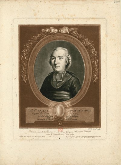 Retrato de Claude-Benjamin Vallet 1754-1826, 1789. de Marie Louise Suzanne Champion de Cernel