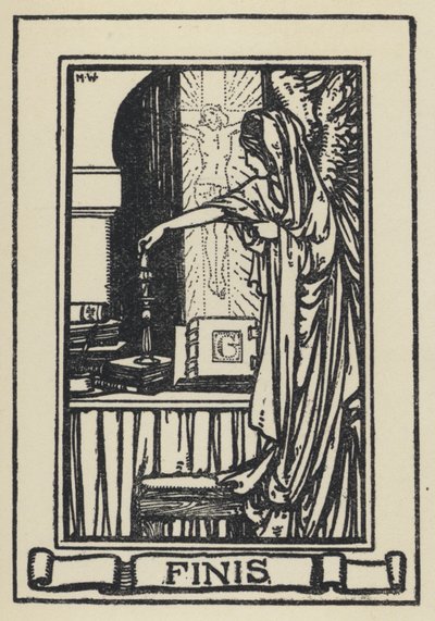 Ilustração para The Dream Of Gerontius do Cardeal Newman (litho) de Marie Preaud Webb