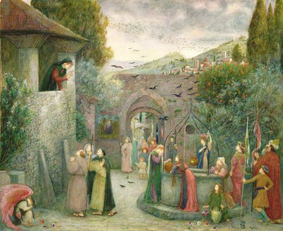 O Povo Peregrino de Marie Spartali Stillman