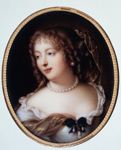 Retrato de Marie de Rabutin-Chantal (Rabutin Chantal), Marquesa de Sevigne conhecida como Madame de Sevigne (1626-1696). de Marie Victoire Jaquotot
