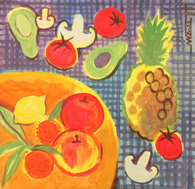 A abundância da cozinha colorida de Marina Gorkaeva