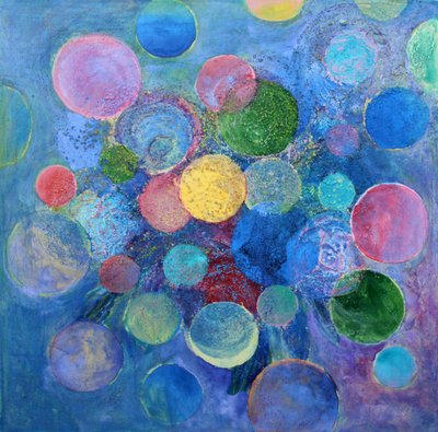 Círculos coloridos abstratos de Marina Nelson