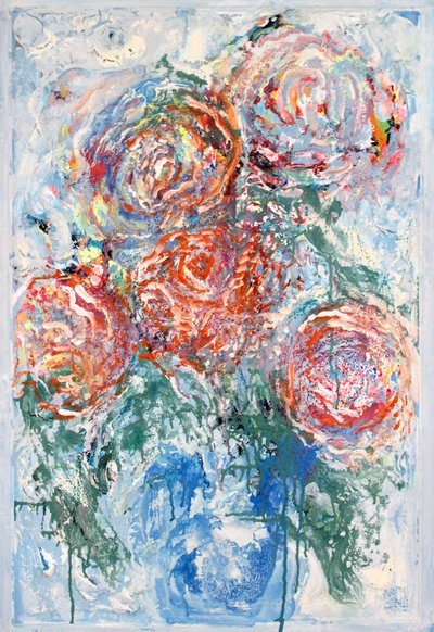 Abstrato floral vibrante de Marina Nelson