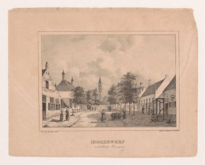 Vista da aldeia de Amerongen
Hoogerwerf na aldeia de Amerongen (título sobre o objecto) de Marinus Adrianus van Straten