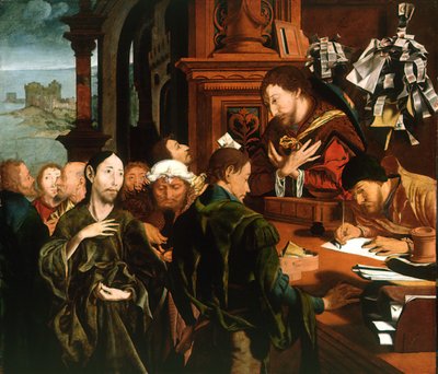 O Chamado de São Mateus, 1536. de Marinus Claesz Reymerswaele van