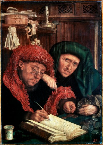 Os coletores de impostos, entre 1490 e 1567. de Marinus van Reymerswaele