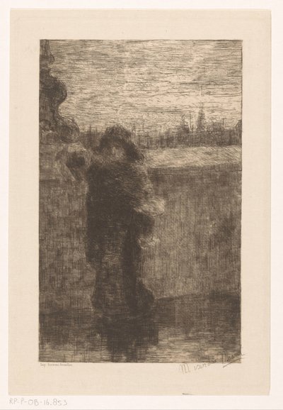 Mulher com capa de Marinus van der Maarel