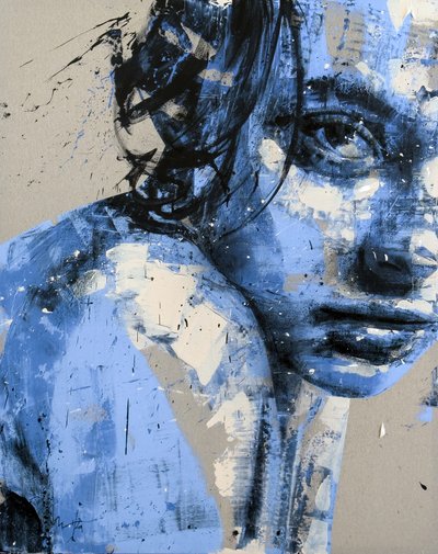 Somnium No. 12, Série XIII, 2024 (acrílico e óleo sobre tela invertida) de Mario Henrique