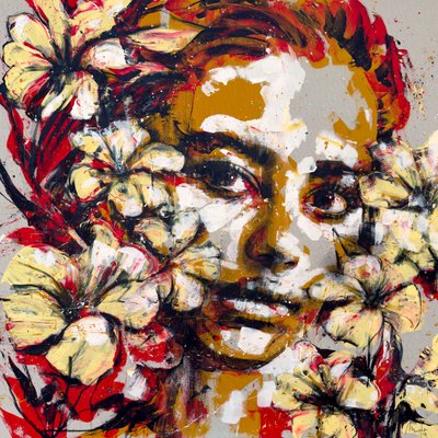 Somnium No. 2, Série XV, 2024 (acrílico e óleo sobre tela invertida) de Mario Henrique