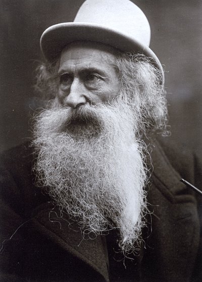 Meia retrato do idoso escultor Vincenzo Gemito de Mario Nunes Vais