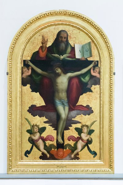 A Santíssima Trindade de Mariotto Albertinelli