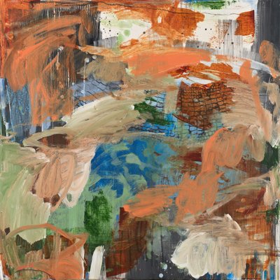 Abstração texturada e vibrante de Marisol Evora