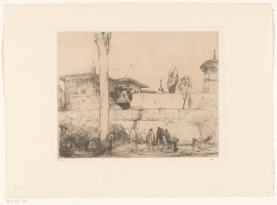 Palácio Bachi-Serai na Crimeia de Marius Bauer (signed by artist)