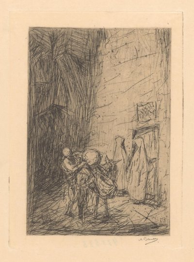 comerciante otomano de Marius Bauer (signed by artist)
