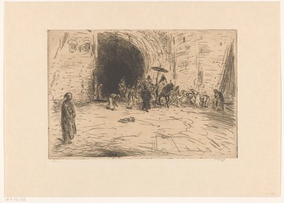 Sultão com comitiva de Marius Bauer (signed by artist)