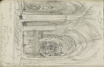 Interior da catedral de Sevilha de Marius Bauer
