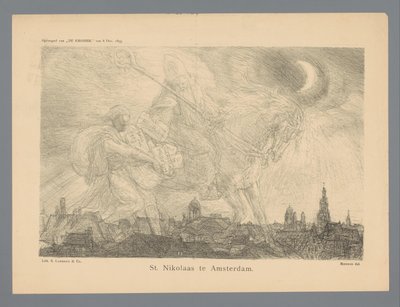 St. Nikolaas te Amsterdam (título no objeto) de Marius Bauer