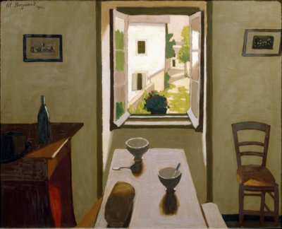 A mesa e as duas taças de Marius Borgeaud