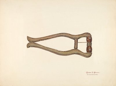 Bootjack, c. 1938. de Marius Hansen