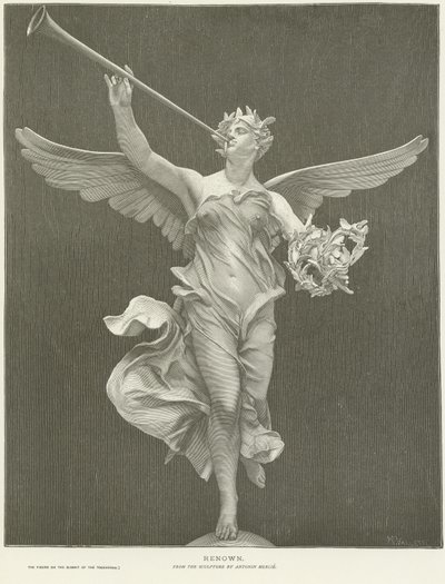 Alegoria do renome de Marius Jean Antonin Mercie