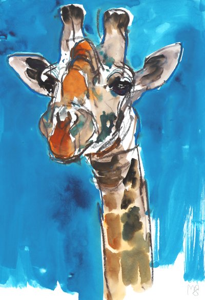 Girafa do Céu Azul, 2018 de Mark Adlington