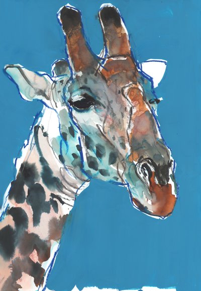 Bull Masai Giraffe, 2018 de Mark Adlington