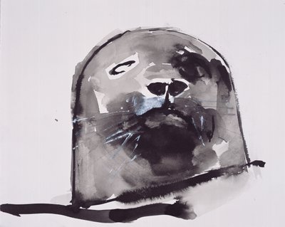 Selo de porto, West Cove (tinta e guache sobre papel) de Mark Adlington