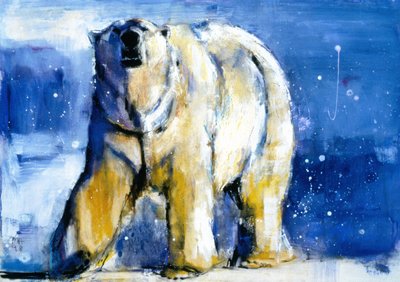 Northern Lights, 1998 (mídia mista no papel) de Mark Adlington