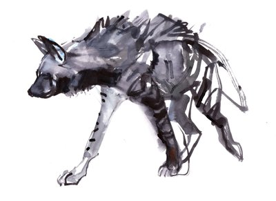 Ragamuffin, 2010, (aguarela sobre papel) de Mark Adlington