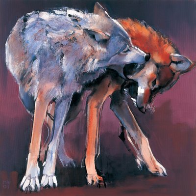 Dois lobos, 2001 (veja também 275217) de Mark Adlington
