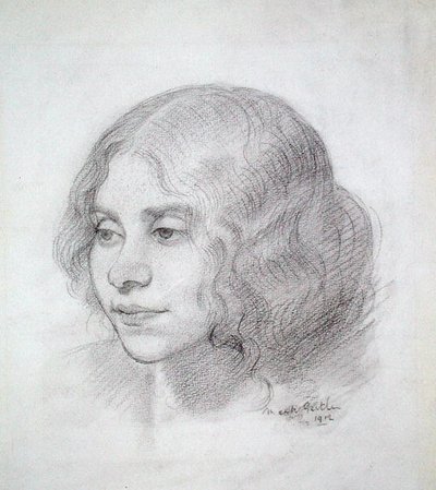 Cabeça de uma menina de Mark Gertler