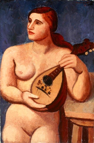 Nua com bandolim de Mark Gertler