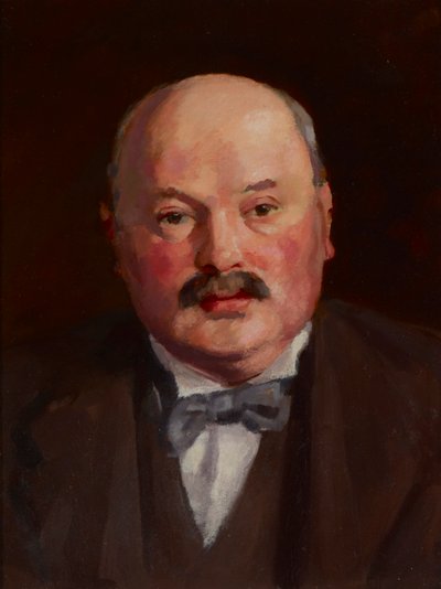 Retrato de um homem com um laço, c.1921 (óleo sobre tela) de Mark Gertler