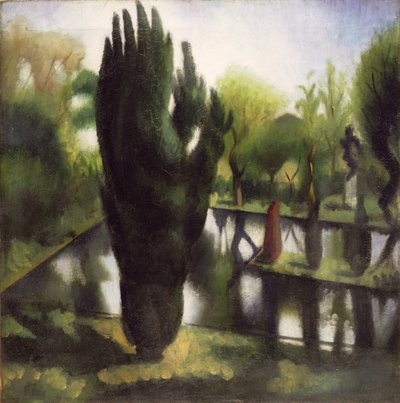 The Pond at Garsington de Mark Gertler