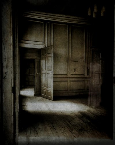 Sala apainelada com figura etérea, 2015 (foto) de Mark Gordon