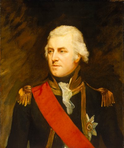 Capitão John Borlase Warren (1753-1822), início do século XIX (óleo sobre tela) de Mark Oates