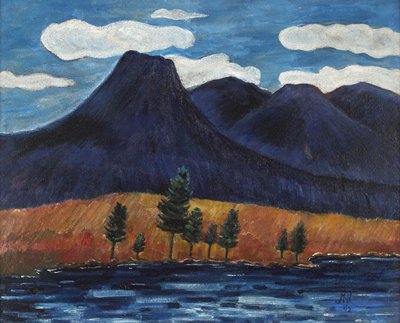 Paisagem azul de Marsden Hartley