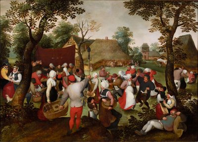 As Bodas Camponesas, ca 1559-1575. de Marten van Cleve the Elder