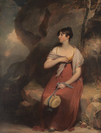 Uma mulher numa paisagem de Martin Archer Shee