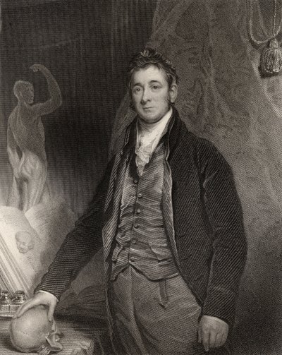 Sir Anthony Carlisle, gravado por H. Robinson, da &39;National Portrait Gallery, volume I&39;, publicado c. 1820 de Martin Archer Shee
