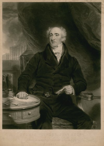 Thomas Poynder júnior, tesoureiro final do Hospital de Cristo, Londres, 1837 de Martin Archer Shee