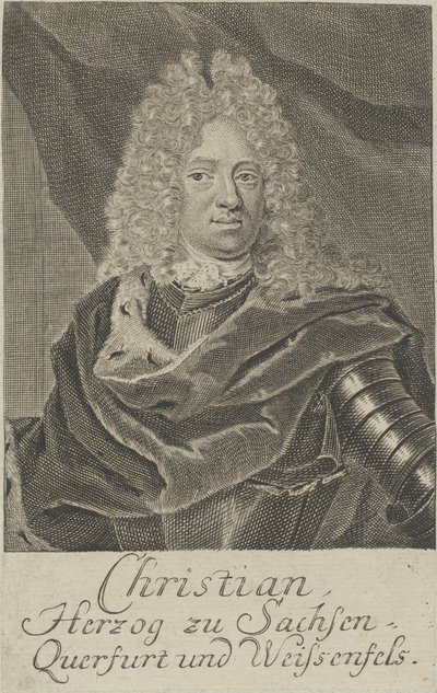Cristão da Saxônia-Weißenfels de Martin Bernigeroth