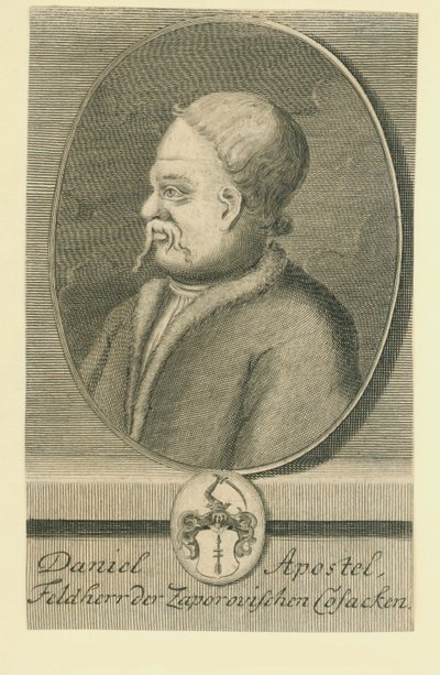 Apóstolo Hetman Danylo 1654-1734 de Martin Bernigeroth