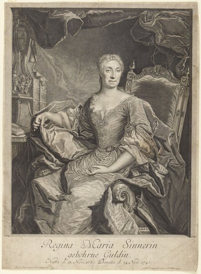 Regina Maria Sinnerin de Martin Bernigeroth