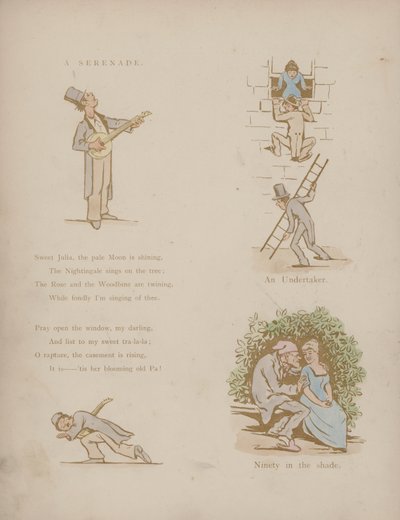 Página dos Humores de Cynicus (gravura colorida) de Martin  Anderson