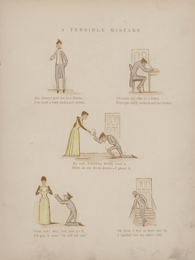 Página dos Humores de Cynicus (gravura colorida) de Martin  Anderson