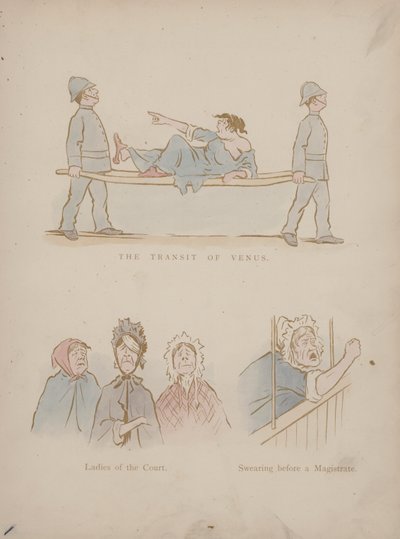 Página dos Humores de Cynicus (gravura colorida) de Martin  Anderson