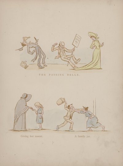 Página dos Humores de Cynicus (gravura colorida) de Martin  Anderson