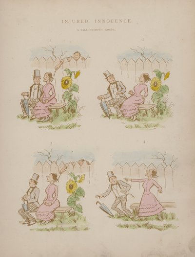 Página dos Humores de Cynicus (gravura colorida) de Martin  Anderson